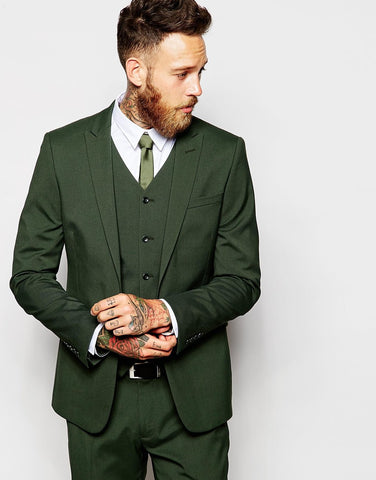 Green Skinny Blazer